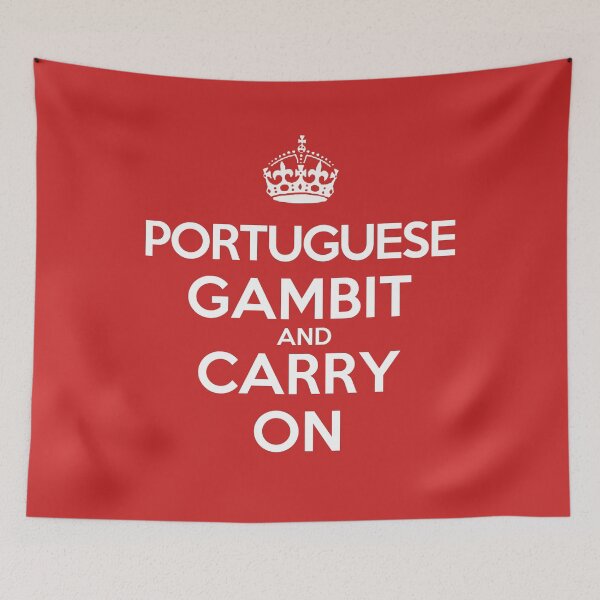 Item preview, Portuguese Gambit and Carry On - Chess opening T-Shirt designed and sold by edygun.