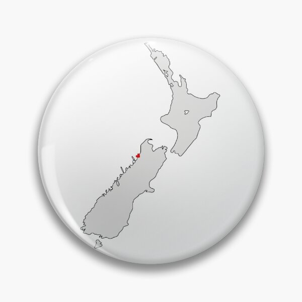 Item preview, New Zealand-Map-Outline-Heart-Sticker-Grey designed and sold by LatitudeNZ.