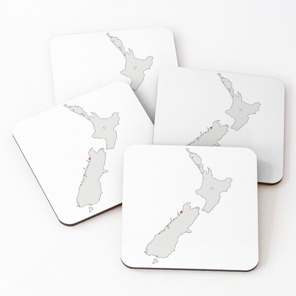 Item preview, New Zealand-Map-Outline-Heart-Sticker-Grey designed and sold by LatitudeNZ.