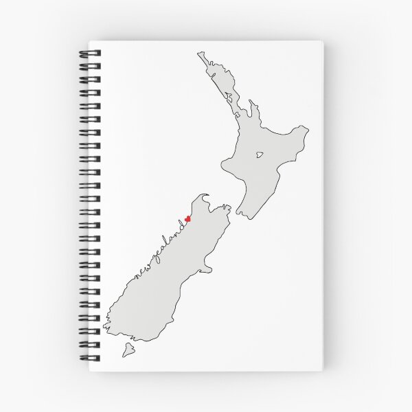 Item preview, New Zealand-Map-Outline-Heart-Sticker-Grey designed and sold by LatitudeNZ.
