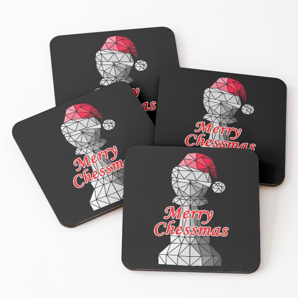 Item preview, Merry Chessmas, christmas geometric pawn designed and sold by felinefeelings.