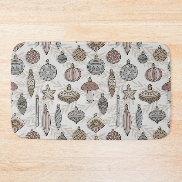 Item preview, vintage Christmas decor on beige background designed and sold by demonique.