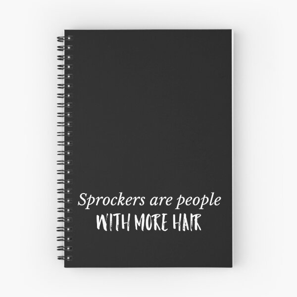 Item preview, 'Sprockers are People with More Hair' funny dog breed joke designed and sold by AMSonArt.