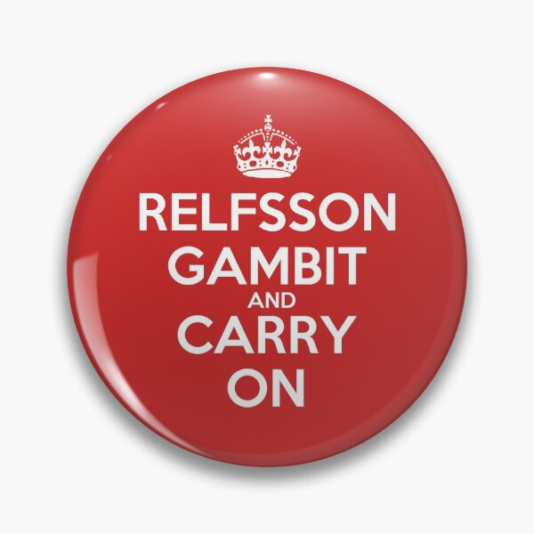 Item preview, Relfsson Gambit and Carry On - Chess opening T-Shirt designed and sold by edygun.