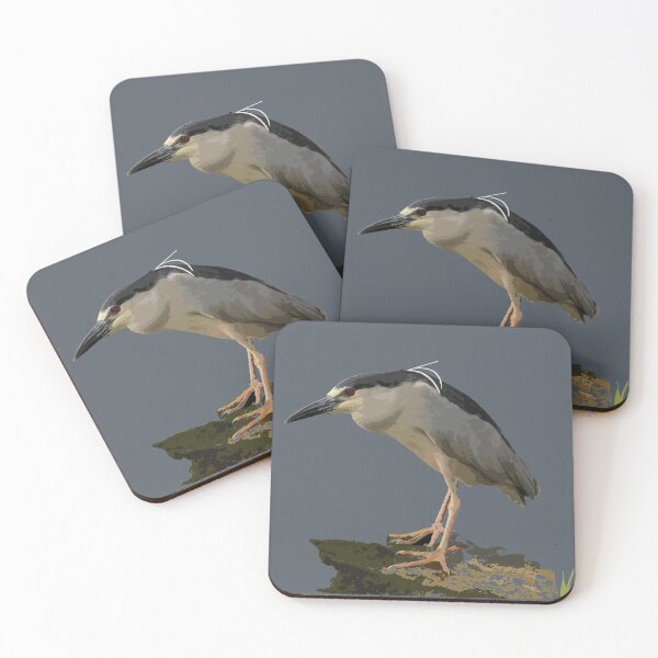 Item preview, ‘Auku’u or black-crowned night heron designed and sold by NJartbyNJacobson.