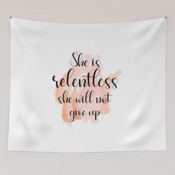Item preview, Girly thing - She is relentless....she will not give up designed and sold by DBkaushal.