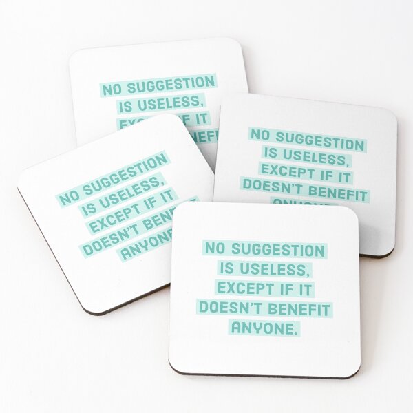 Item preview, No suggestion is useless. designed and sold by Andrew Hopgood.