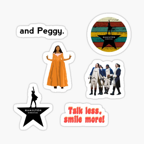 Hamiltion Collage Sticker