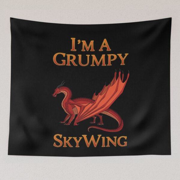 Item preview, Skywing nightwing wings of fire dragon beautiful art designed and sold by RonVictoria95.