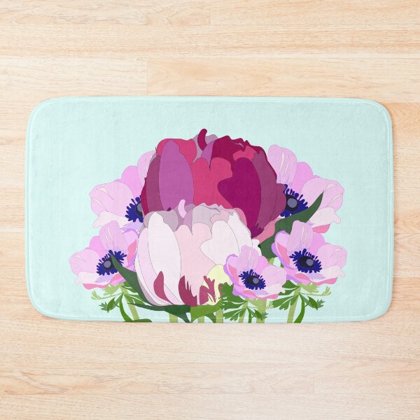Item preview, Pink peonies and anemones bouquet designed and sold by orangerinka.