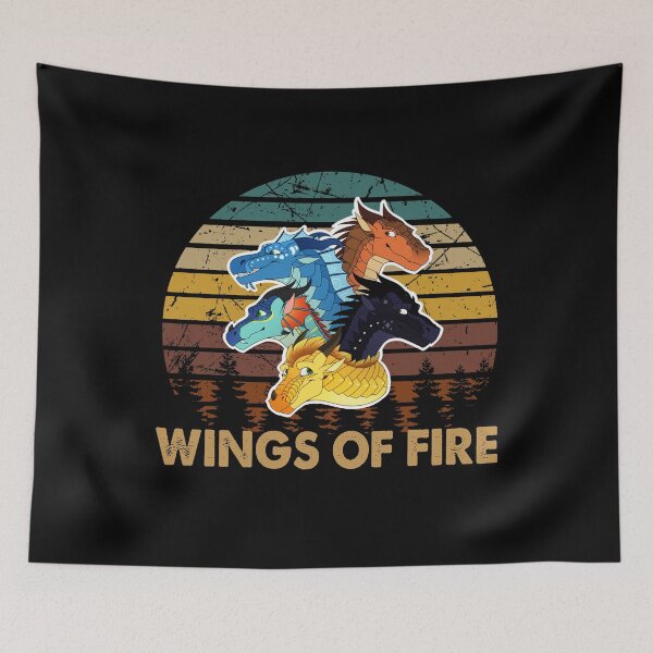 Item preview, vintage three image nightwing wings of fire dragon beautiful art designed and sold by RonVictoria95.