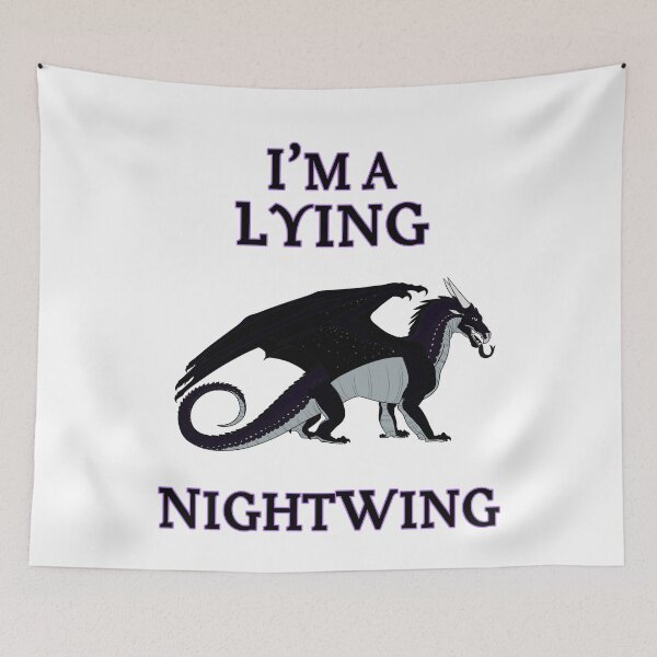 Item preview, I am lying nightwing wings of fire dragon beautiful art designed and sold by RonVictoria95.