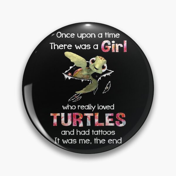 Item preview, Funny Turtle Lovers Tattooed Girl Birthday Shirt Sea Turtles Floral Ocean Protector T Shirt designed and sold by tuanitus.