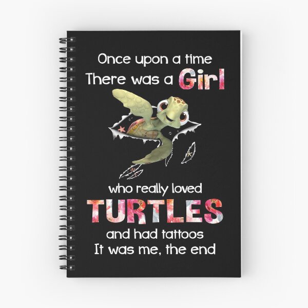 Item preview, Funny Turtle Lovers Tattooed Girl Birthday Shirt Sea Turtles Floral Ocean Protector T Shirt designed and sold by tuanitus.