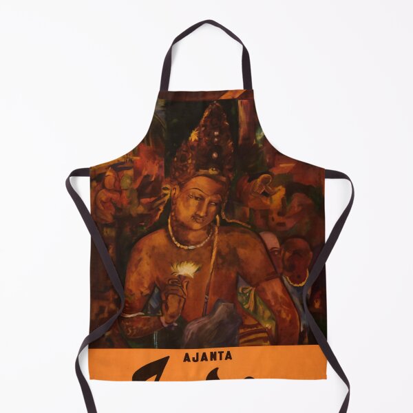 Item preview, retro classic India Ajanta poster designed and sold by CorasPosters.