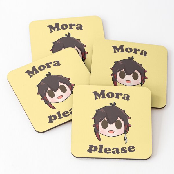 Item preview, Genshin impact zhongli mora please designed and sold by Morcawork.
