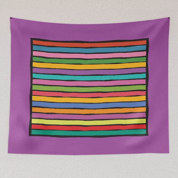 Item preview, dp203-9 Colorful Stripes designed and sold by DuckyRubin.