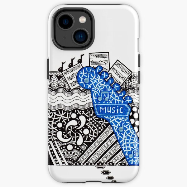 Music Doodle Drawing iPhone Tough Case