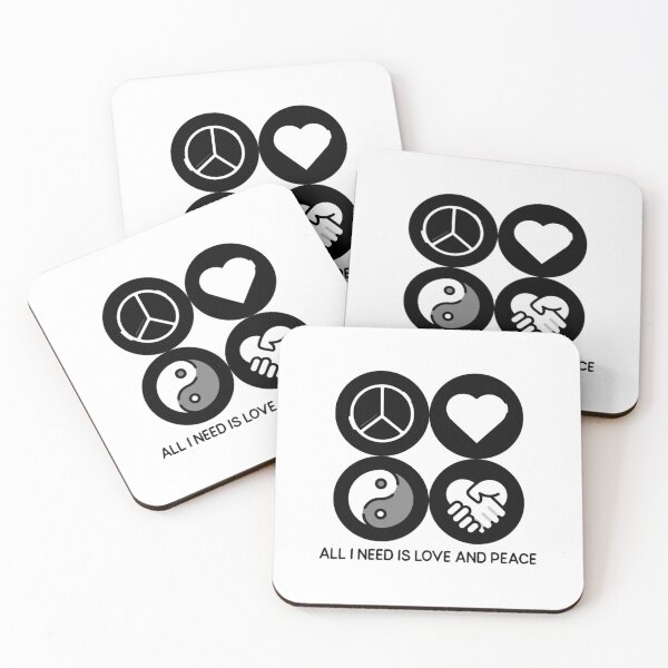 Item preview,  Love and Peace designed and sold by TeesKeeper.