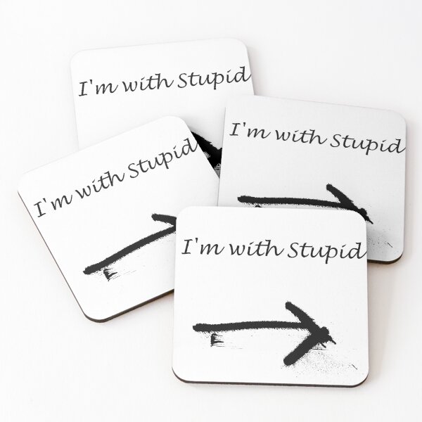 Item preview, Im with Stupid designed and sold by charmaine pettigrew.