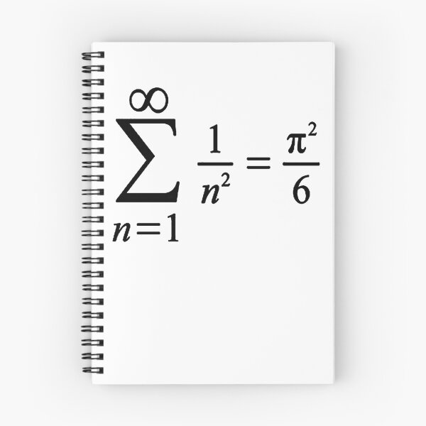 Item preview, sum of inverse squared numbers, math and algebra basics designed and sold by NoetherSym.