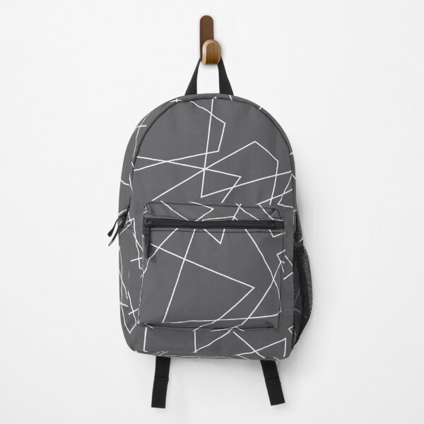 Item preview, Abstract geometric pattern - gray and white. designed and sold by K.S ART.