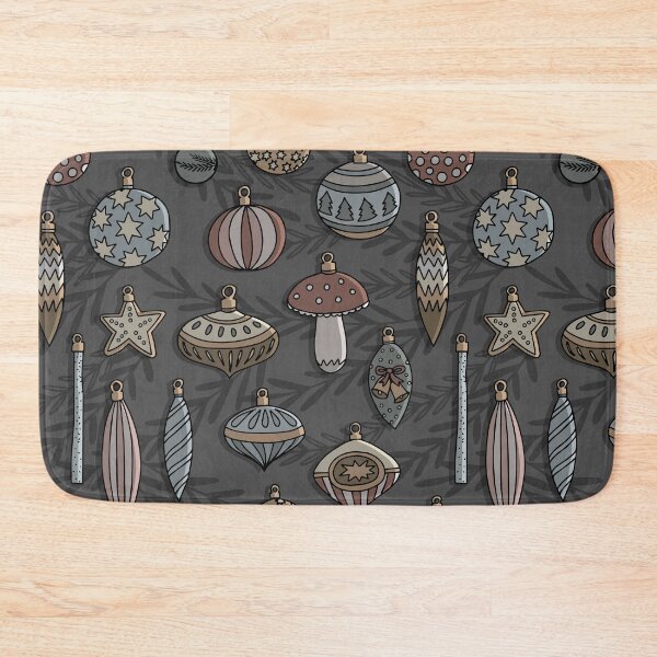 Item preview, vintage Christmas decor on dark background designed and sold by demonique.