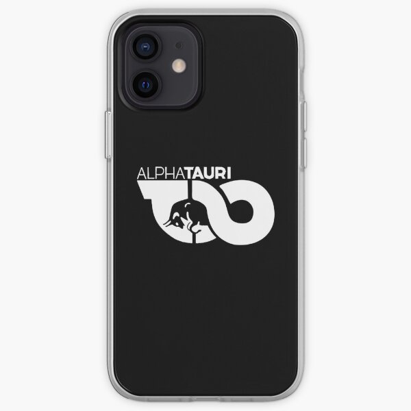 Logotipo de Alphatauri White Funda blanda para iPhone