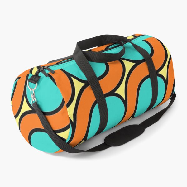 Item preview, Turquois Orange Line Pattern designed and sold by Luvjesus2.