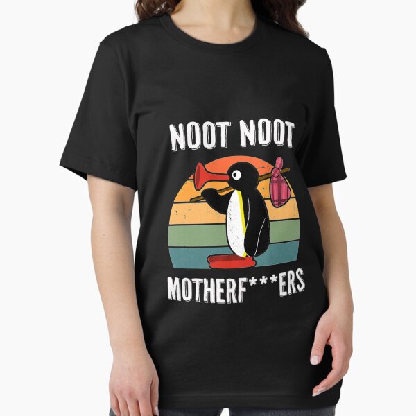 Vista previa del artículo con la obra «Noot Noot Pingu», diseñado y vendido por Rock-n-roll70s.