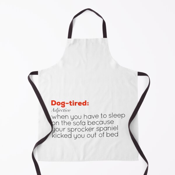 Item preview, Funny Dog-tired definition - Sprocker Spaniel designed and sold by AMSonArt.