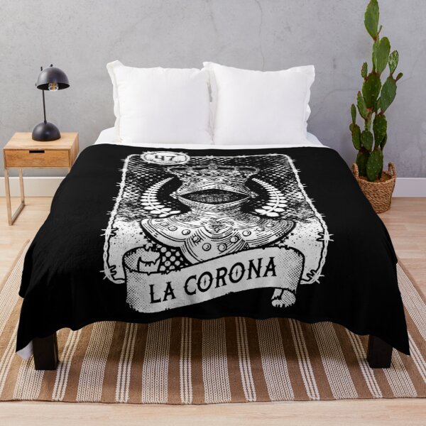 Item preview, La Corona Loteria Carta Del Tarot Mexicano Corona Gótica Oscura designed and sold by GrandeDuc.