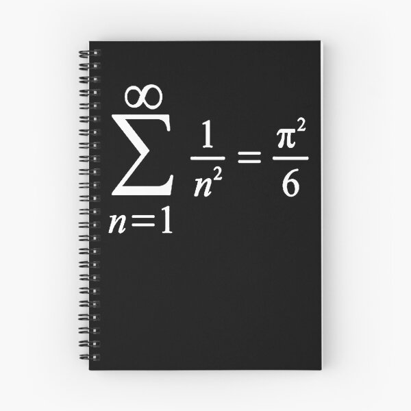 Item preview, sum of inverse squared numbers, calculus and math basics designed and sold by NoetherSym.