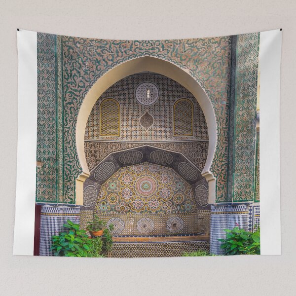 Item preview, Moroccan fountain in Fes, Morocco designed and sold by mitzobs.