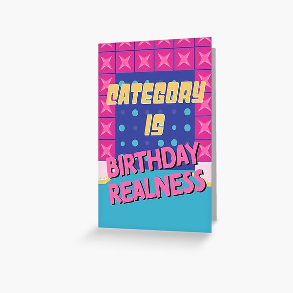 Geburtstag Realität Grußkarte