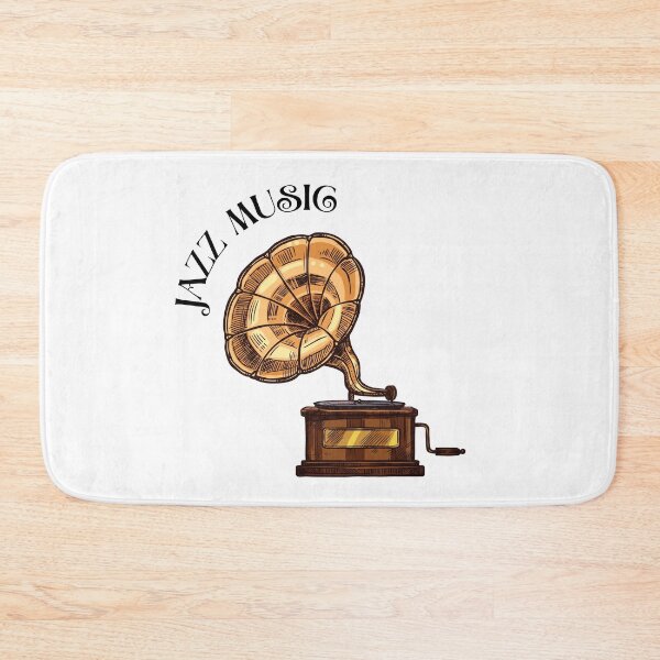 Item preview, Jazz music on an old, retro, vintage turntable designed and sold by ds-4.