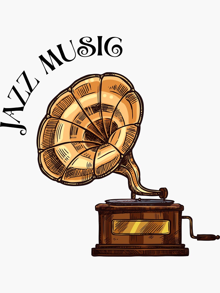 Jazz music on an old, retro, vintage turntable by ds-4