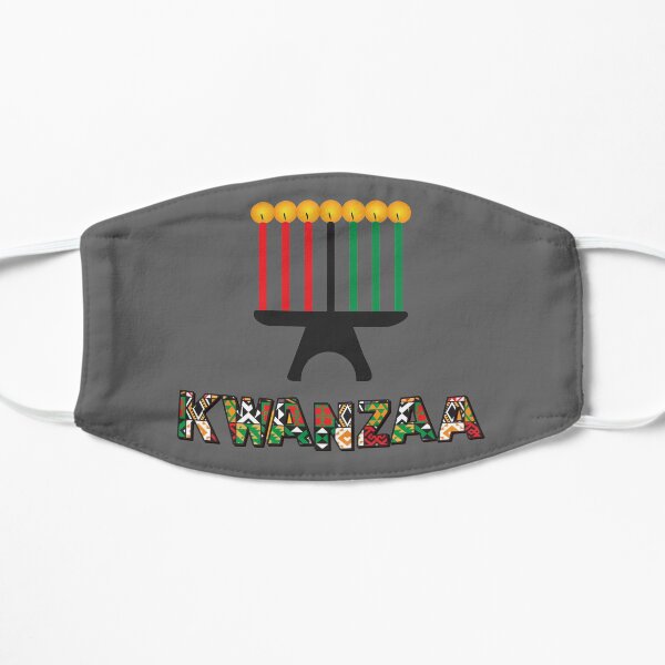 Happy Kwazaa Holiday Celebration Gift Flat Mask