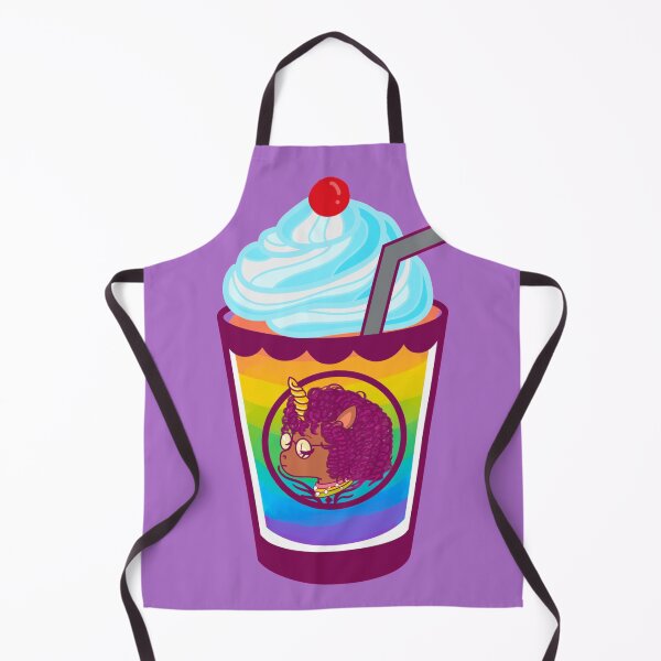 Item preview, Unicorn afro with rainbow drink designed and sold by Mixture-DESIGN.