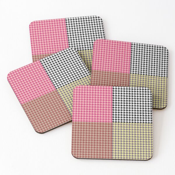 Item preview, Multicolor Houndstooth Line Pattern designed and sold by Luvjesus2.