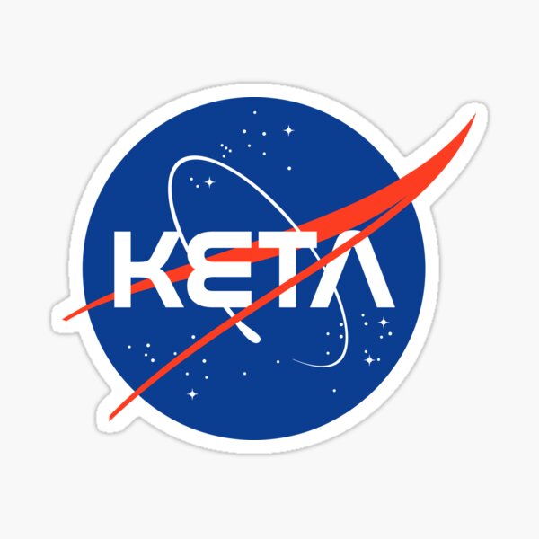 NASA Ketamine Sticker
