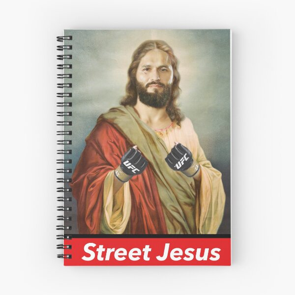 Item preview, Jorge Masvidal Street Jesus slogan designed and sold by mma-fun.