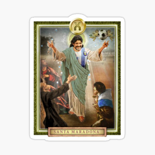 Main de Dieu Maradona Sticker