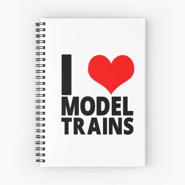 Item preview, I Love Model Trains designed and sold by WDoranDesigns.