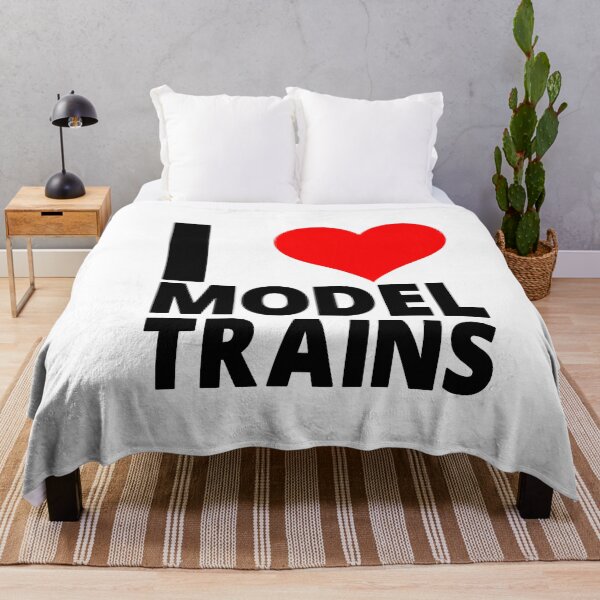 Item preview, I Love Model Trains designed and sold by WDoranDesigns.