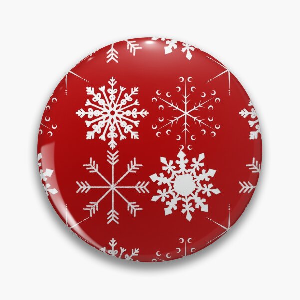 Item preview, Snowflakes on Red Background designed and sold by The Sober Art.