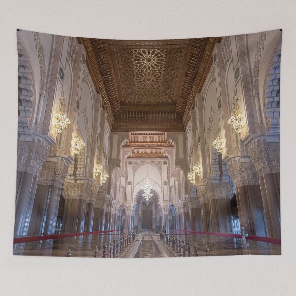 Item preview, Hassan II Mosque interior in Casablanca, Morocco designed and sold by mitzobs.