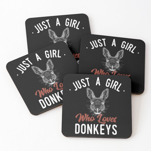 Item preview, Just A Girl Who Loves Donkeys Funny Donkey Lover Gift designed and sold by saadtraibiz.