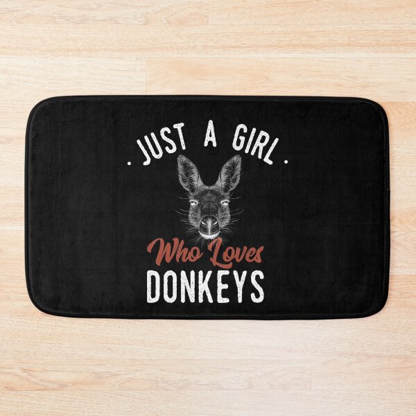 Item preview, Just A Girl Who Loves Donkeys Funny Donkey Lover Gift designed and sold by saadtraibiz.