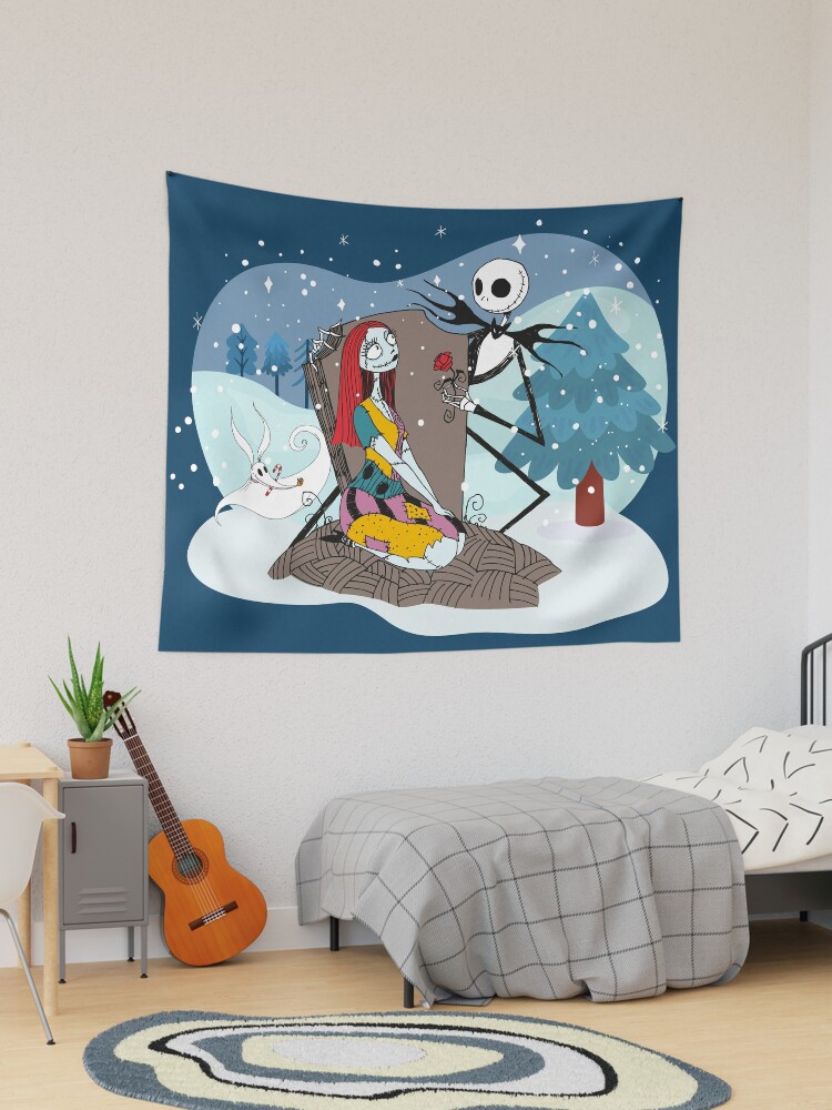 Jack Skellington and Sally The Nightmare Before Christmas Tapestry by 11UponaTime Redbubble